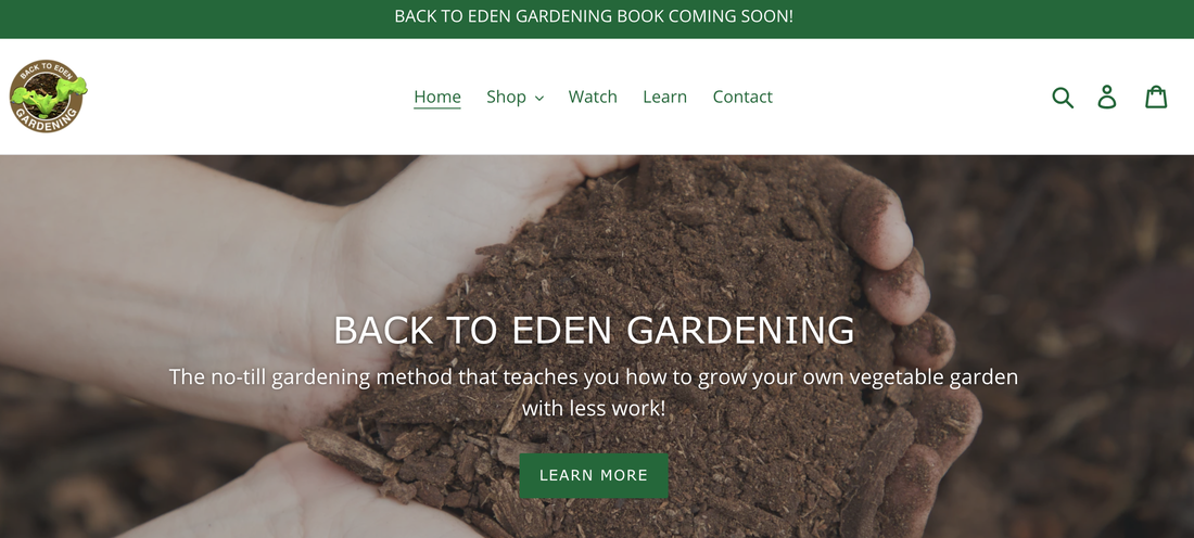 Back to Eden Gardening Website